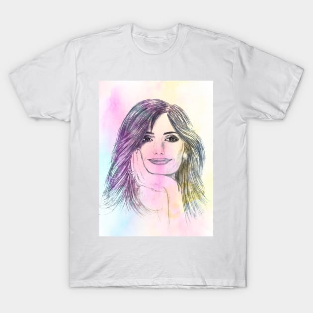 Penelope Cruz T-Shirt by Svetlana Pelin